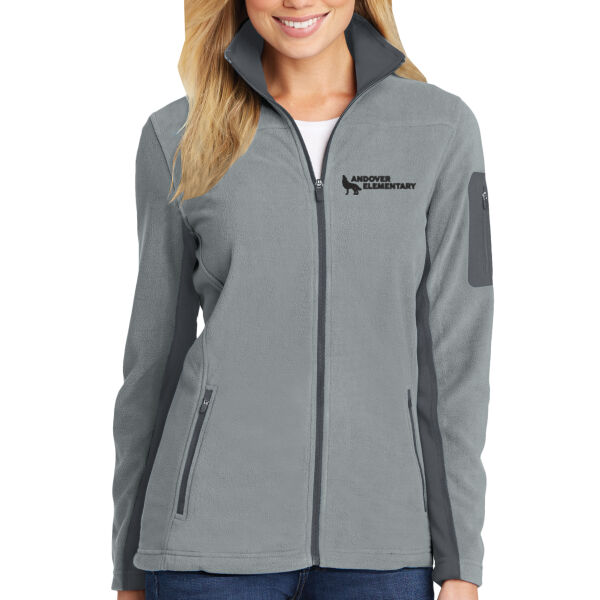 Port Authority® Ladies Summit Fleece Full-Zip Jacket - Embroidered Logo Thumbnail