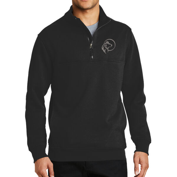 CornerStone® 1/2-Zip Job Shirt - Embroidered Logo Thumbnail