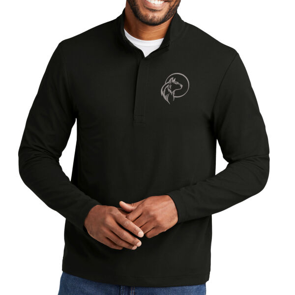 Port Authority® Fairway Stretch 1/4-Zip - Embroidered Logo Thumbnail