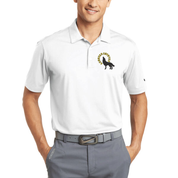 Nike Dri-FIT Vertical Mesh Polo - Embroidered Logo Thumbnail