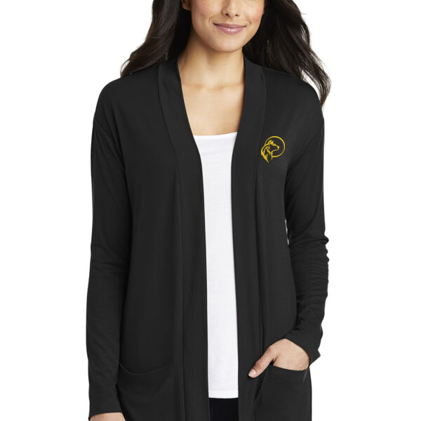 Port Authority ® Ladies Concept Long Pocket Cardigan - Embroidered Logo Thumbnail