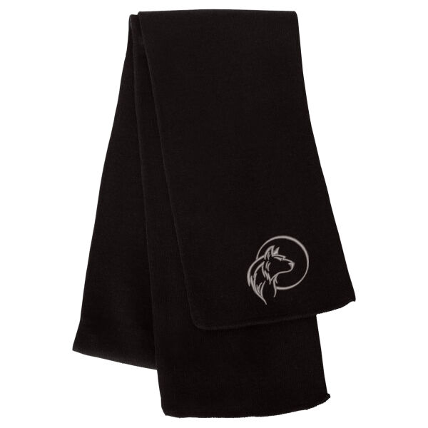 Sportsman - Knit Scarf - Embroidered Logo Thumbnail