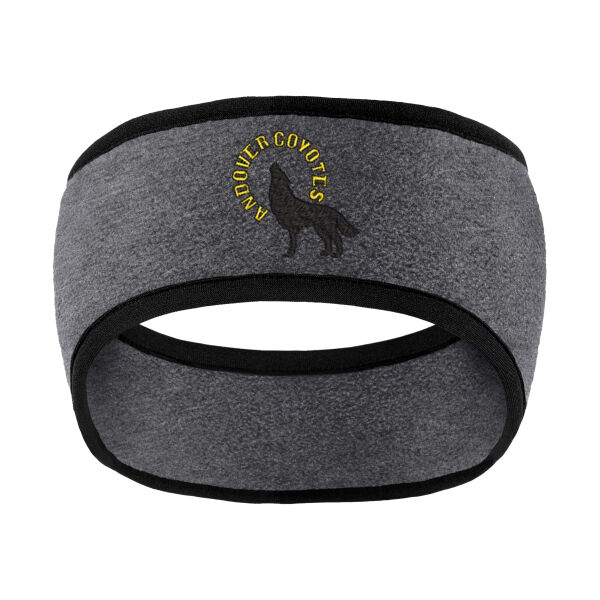 Port Authority® Two-Color Fleece Headband - Embroidered Logo Thumbnail