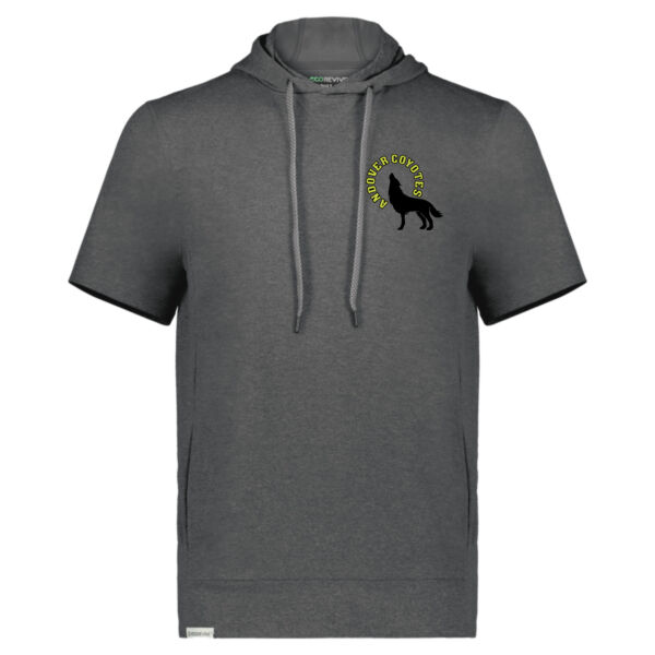 Holloway - Eco Revive™ Ventura Soft Knit Short Sleeve Hoodie - Printed Logo Thumbnail