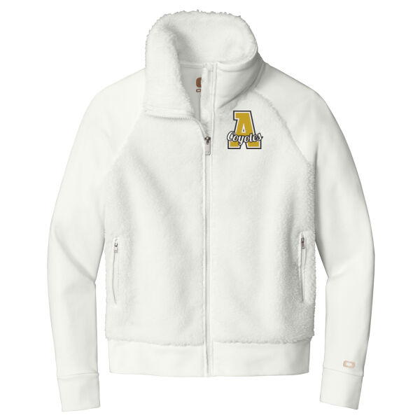 OGIO® Ladies Luuma Sherpa Full-Zip - Embroidered Logo Thumbnail