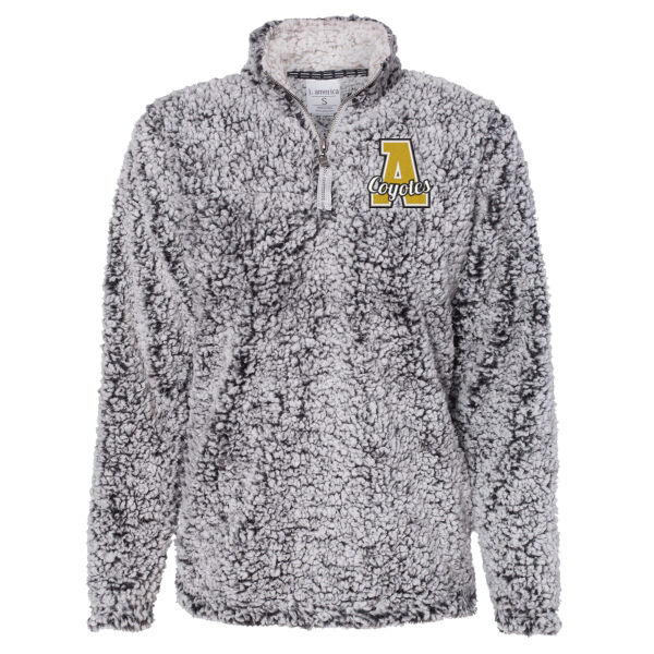 J. America - Women’s Epic Sherpa Quarter-Zip Pullover - Embroidered Logo Thumbnail