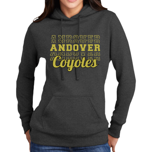 Port & Company ® Ladies Core Fleece Pullover Hooded Sweatshirt - Printed Logo Thumbnail