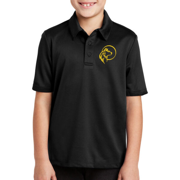 Port Authority® Youth Silk Touch™ Performance Polo - Embroidered Logo Thumbnail
