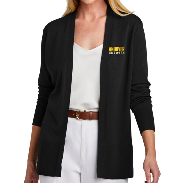 Brooks Brothers® Women’s Cotton Stretch Long Cardigan Sweater - Embroidered Logo Thumbnail