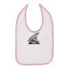 Infant Contrast Trim Premium Jersey Bib Thumbnail