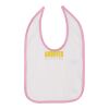 Infant Contrast Trim Premium Jersey Bib Thumbnail