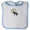 Infant Contrast Trim Terry Bib Thumbnail