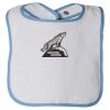 Infant Contrast Trim Terry Bib Thumbnail