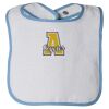Infant Contrast Trim Terry Bib Thumbnail