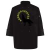 Ten Pearl Button Black Chef Coat Thumbnail