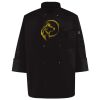 Ten Pearl Button Black Chef Coat Thumbnail