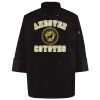 Ten Pearl Button Black Chef Coat Thumbnail