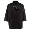 Black Knot Button Chef Coat Thumbnail